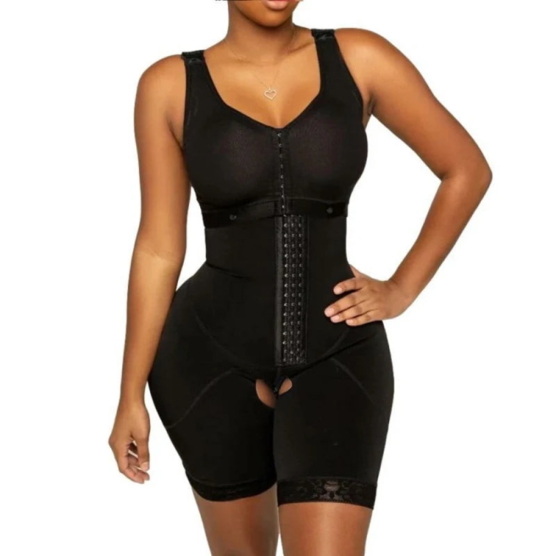 Fajas Colombianas Girdle High Compression Bodysuits Shapewear Slimming Waist Trainer Post Surgery Corset Butt Lifter Body Shaper