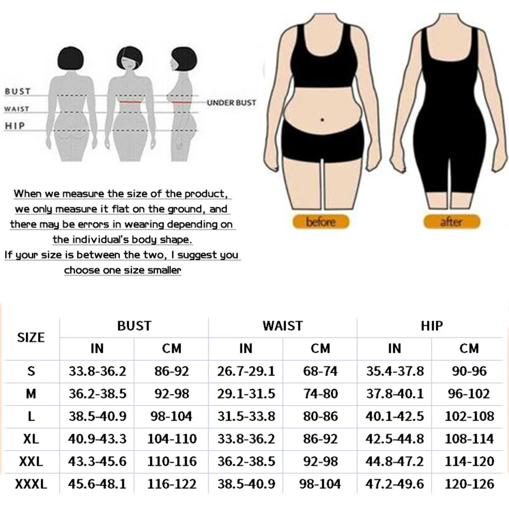 Women Bodyshaper Knee High Compression Girdle For Daily Or Postpartum Use Slimming Sheath Flat Belly