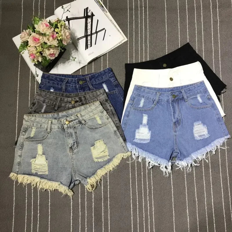 Plus-Size Women's Summer Slimming Wide-Leg High-Waisted Shorts A- Line Casual Style Loose Fit For Plump Girls Korean Trend