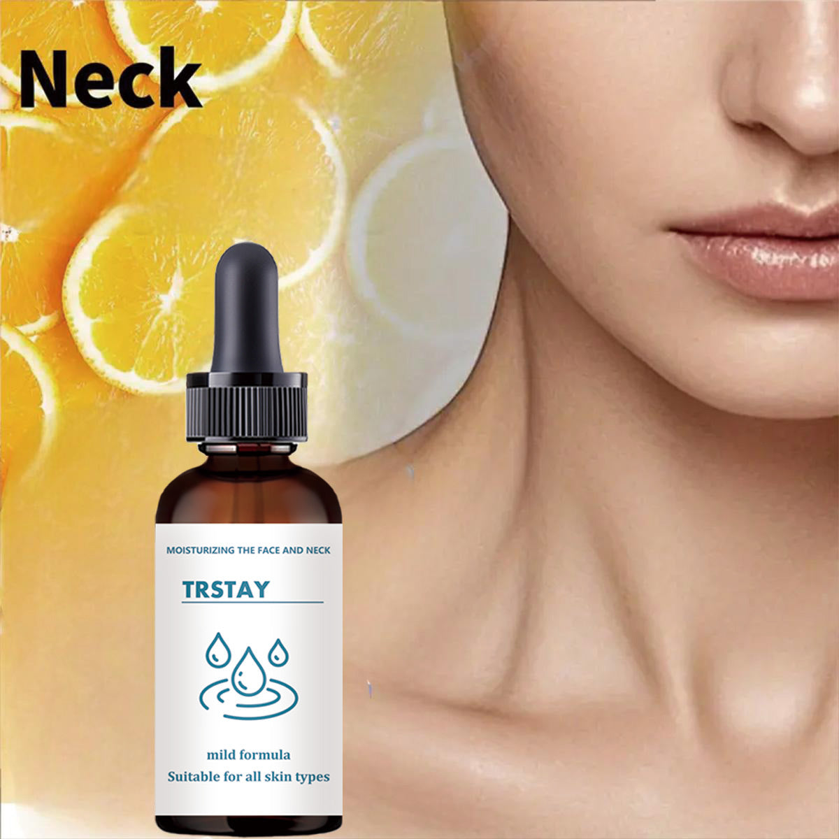 Hyaluronic Acid Neck Essence | Moisturizes and Protects Skin, Maintains and Improves Skin Texture, Makes Skin Feel Smoother and Firmer, Suitable for All Skin Types