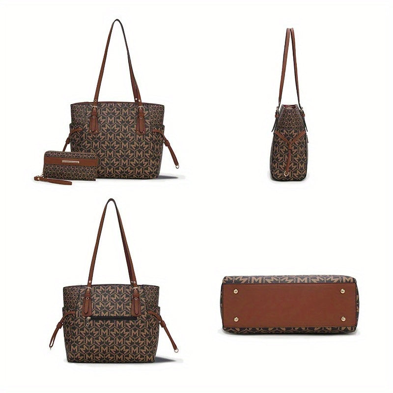 MKF Collection Pauline Tote Bag with Wallet by Mia K