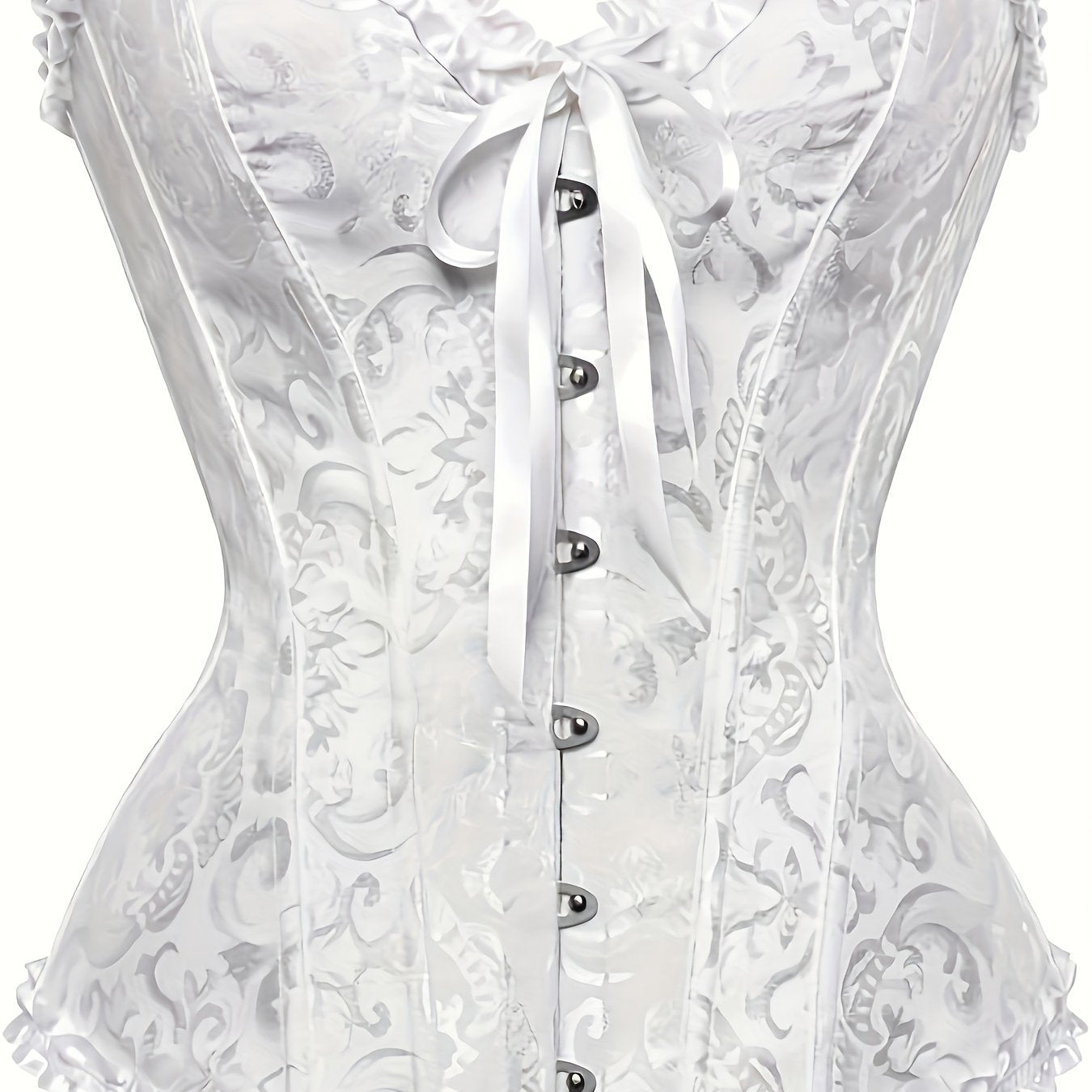 European & American Tight Bra Bone Shaping Top - Formfitting, Sexy, Floral Vintage Design | Lace Detailing, Waist-Cinching Body Shaper