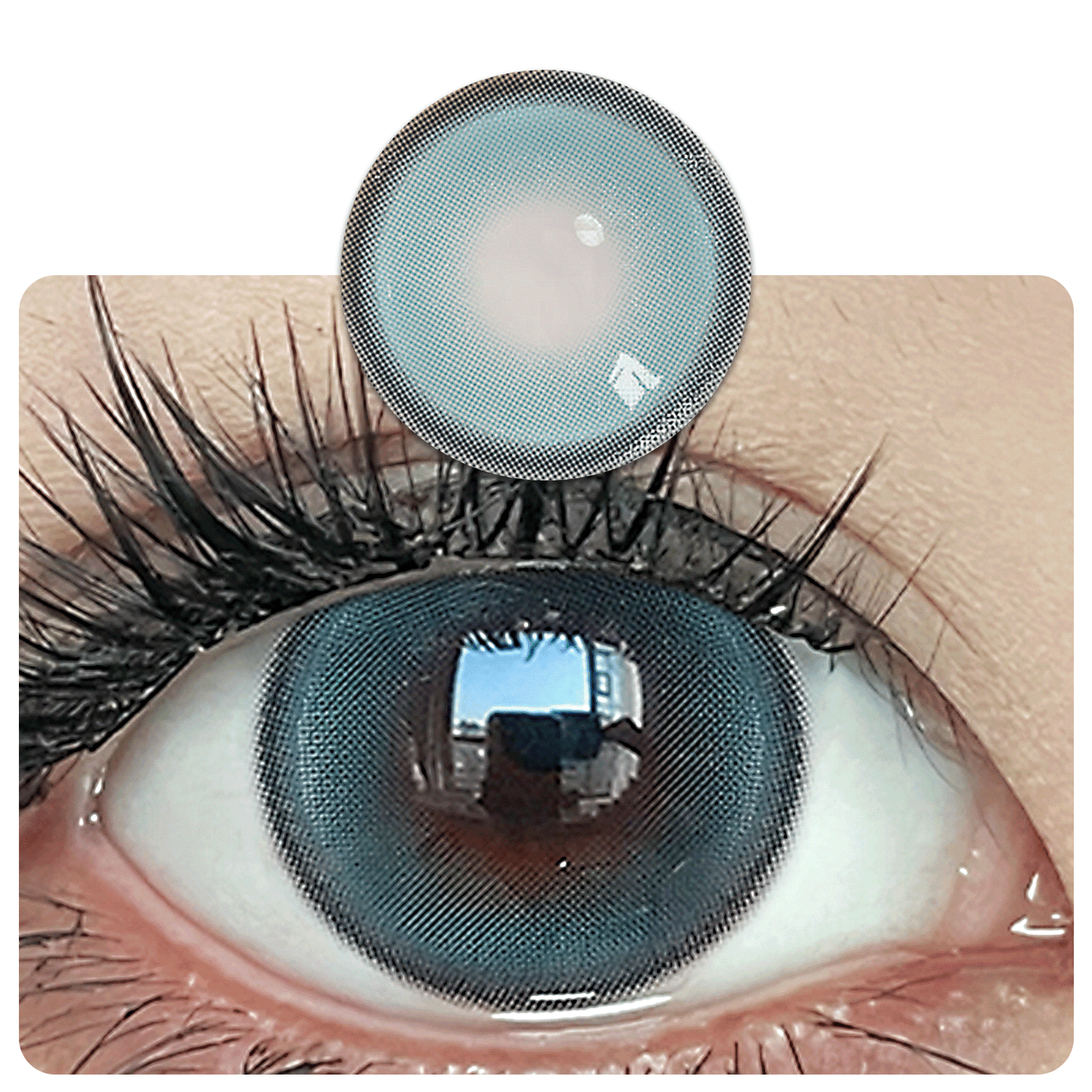 A Pair of Soft-colored Spectacle Lenses, decoration