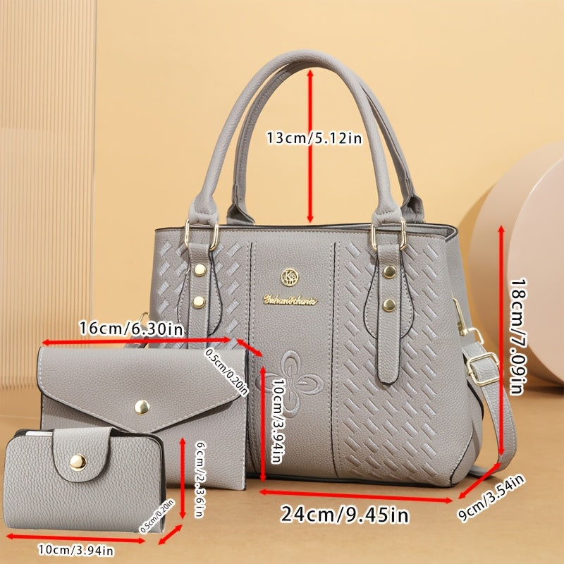 Women'S Handbag, Holiday Gift Bag, Crossbody Bag, Tote Bag, Phone Bag, Multi-Piece Set, High-End Niche Design, Fashionable, New Arrival, Suitable for Travel, Shopping, And Daily Use, Can Be Used As Christmas Or Thanksgiving G