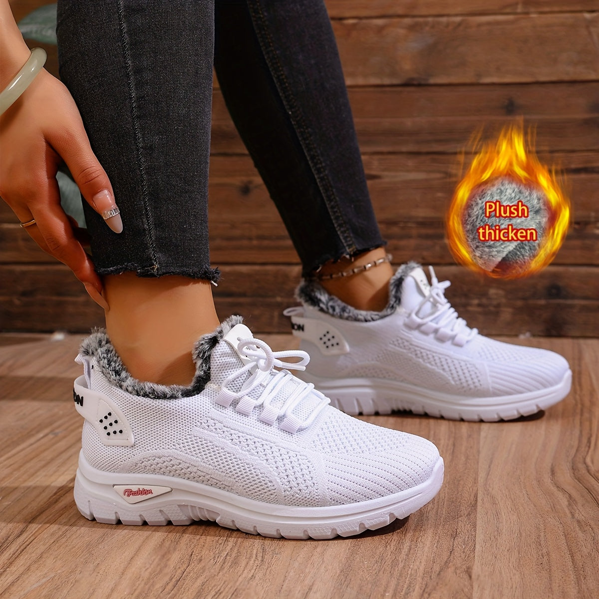 Women'S Plush Fleece-Lined Winter Boots - Lightweight Warm Round-Toe Ankle Boots with Lace-Up Closure, Turquoise & Faux Cover Upper, Winter Boots For Women, Winter Footwear, Stylish Winter Wear, Comfortable Winter Wear