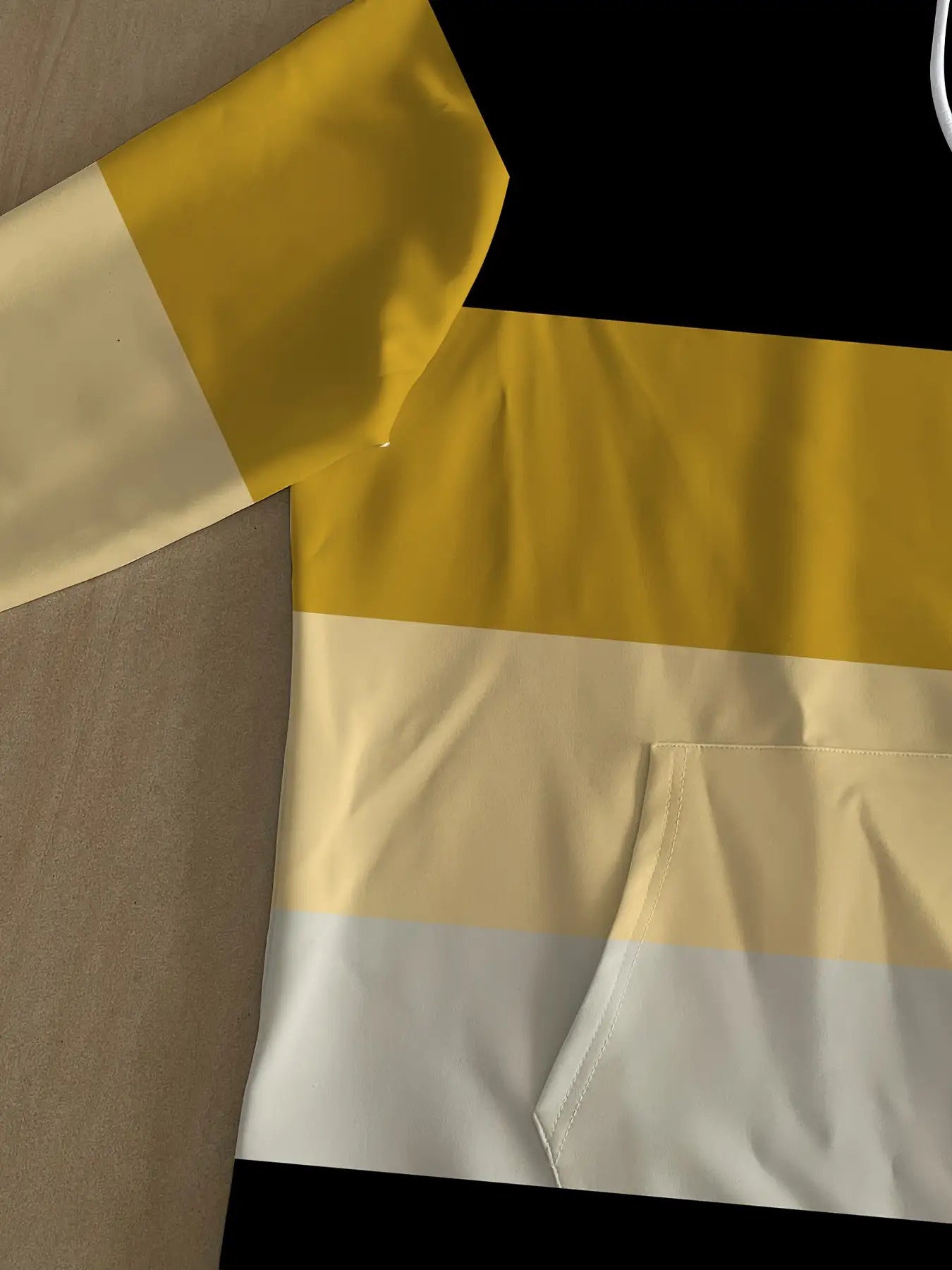 Men'S & Unisex Athletic Tracksuit Set - 100% Polyester Full-Body Striped Print Hooded Sweatshirt & Sweatpants, Elastic Gym Wear with Regular Fit, Plus Size Casual Sportswear for Gym, Jogging, Casual Attire - Breathable & Wrin