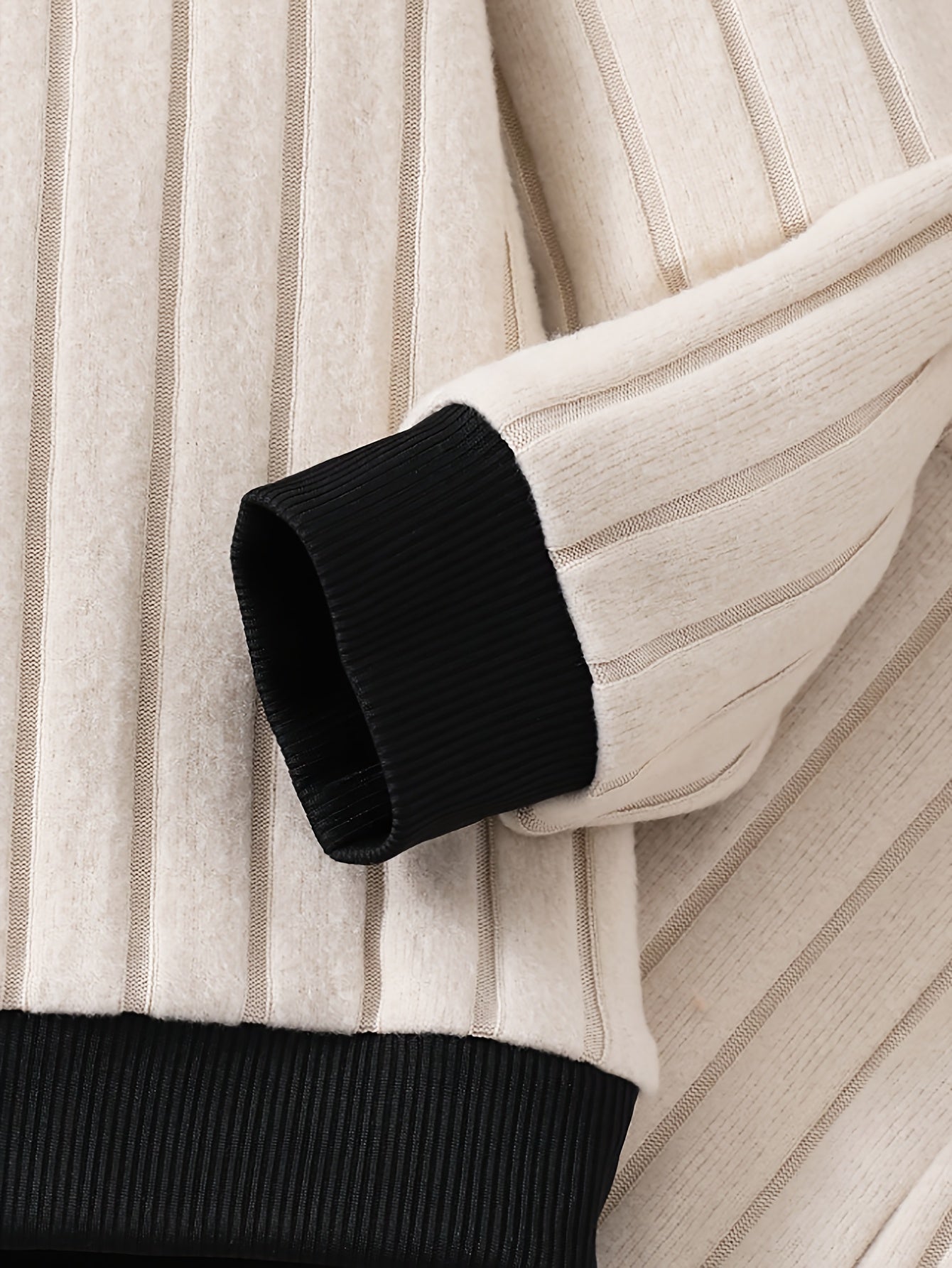 Targeted Development Two-Piece Autumn/Winter Girls' Round Neck Long Sleeve Ribbed Pullover + Bow-Trimmed Flared Pants Set, Gift Set for Girls, Perfect for Outdoor