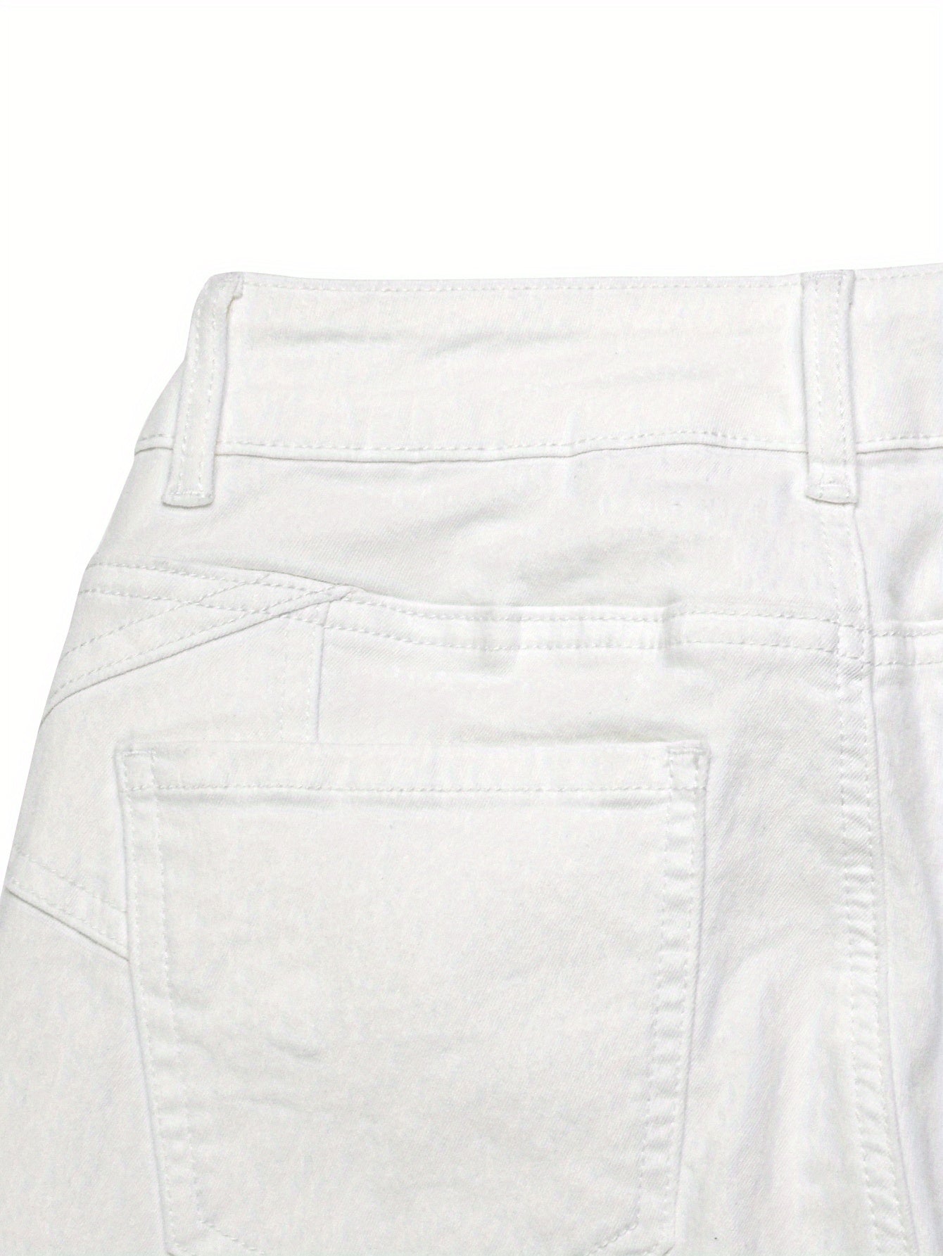 L035 Trendy And Versatile Street Fashion, Pure Black Skinny Stretch Ankle Pants, Women's Jeans.