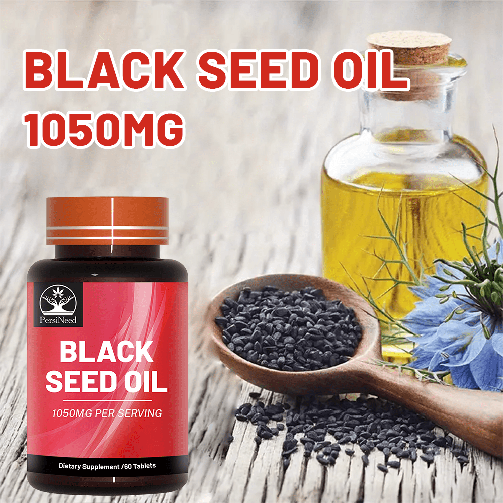 [Enhanced Immunity Honey Black Seed Oil] 60pcs Honey & Black Seed Oil Supplement - 31500mg, Plant-Based, High Absorption for Enhanced Immunity