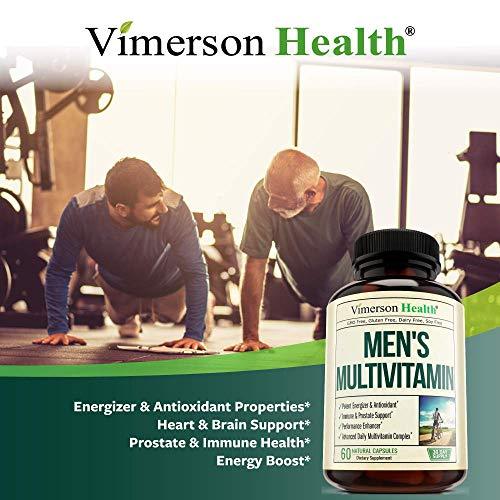 Multivitamin For Men - Complete Mens Multivitamins & Multiminerals With Vitamin A, C, D, E, B12, Zinc & More Essential Vitamins For Men - Mens Vitamins For Energy, Focus, And Mens Health. 60 Capsules