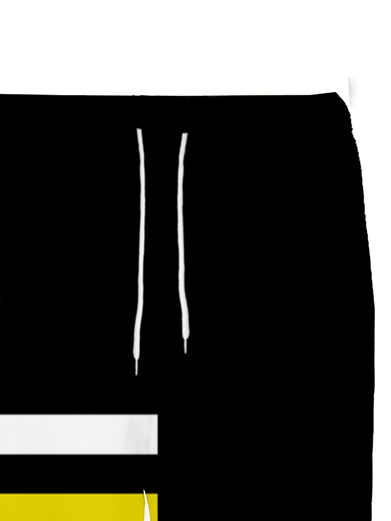 Men's Plus Size 6XL Full-Body Black Striped Matching Tracksuit - 2pcs Oversized Hoodie & Sweatpants Set, Breathable Machine-Washable Fabric for Gym,, Lounge & Casual Wear - Matching Outfit for Big & Tall Men (Comfortable), PL