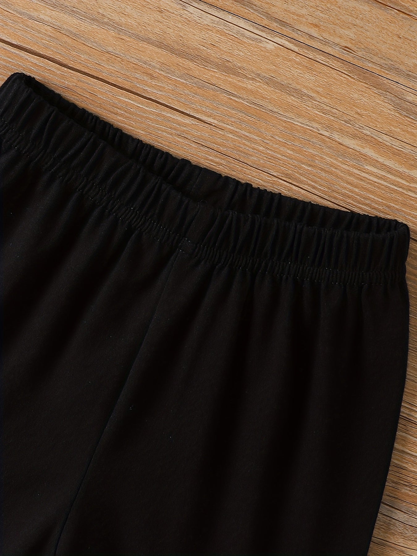 Outdoor Two-Piece Set for Girls, Fashionable Spring/Summer Contrast Belt Flutter Sleeve Half Cardigan with Tie-Waist and Peplum Backless Top + Long Pants, Perfect for Outdoor