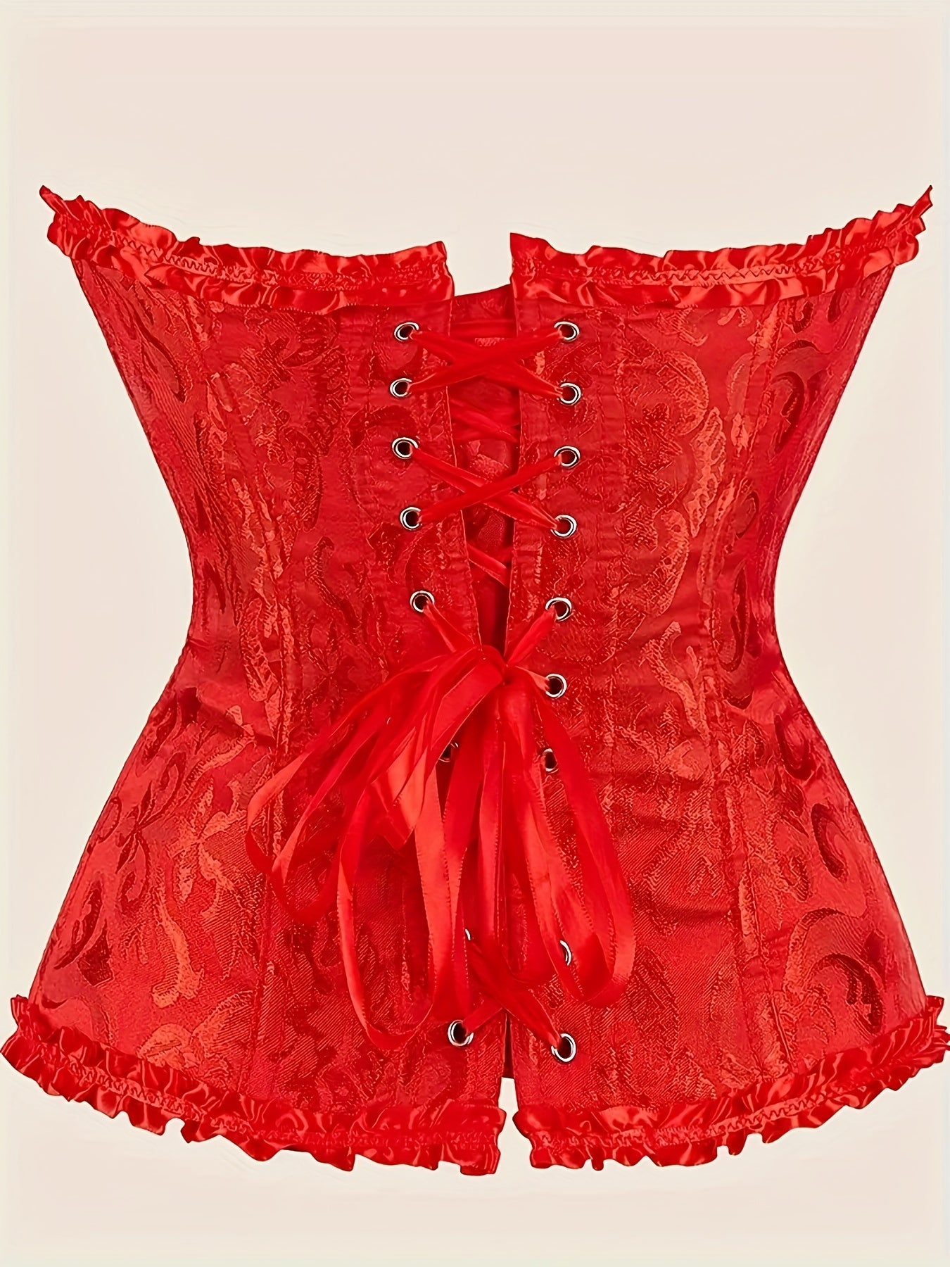 European & American Tight Bra Bone Shaping Top - Formfitting, Sexy, Floral Vintage Design | Lace Detailing, Waist-Cinching Body Shaper
