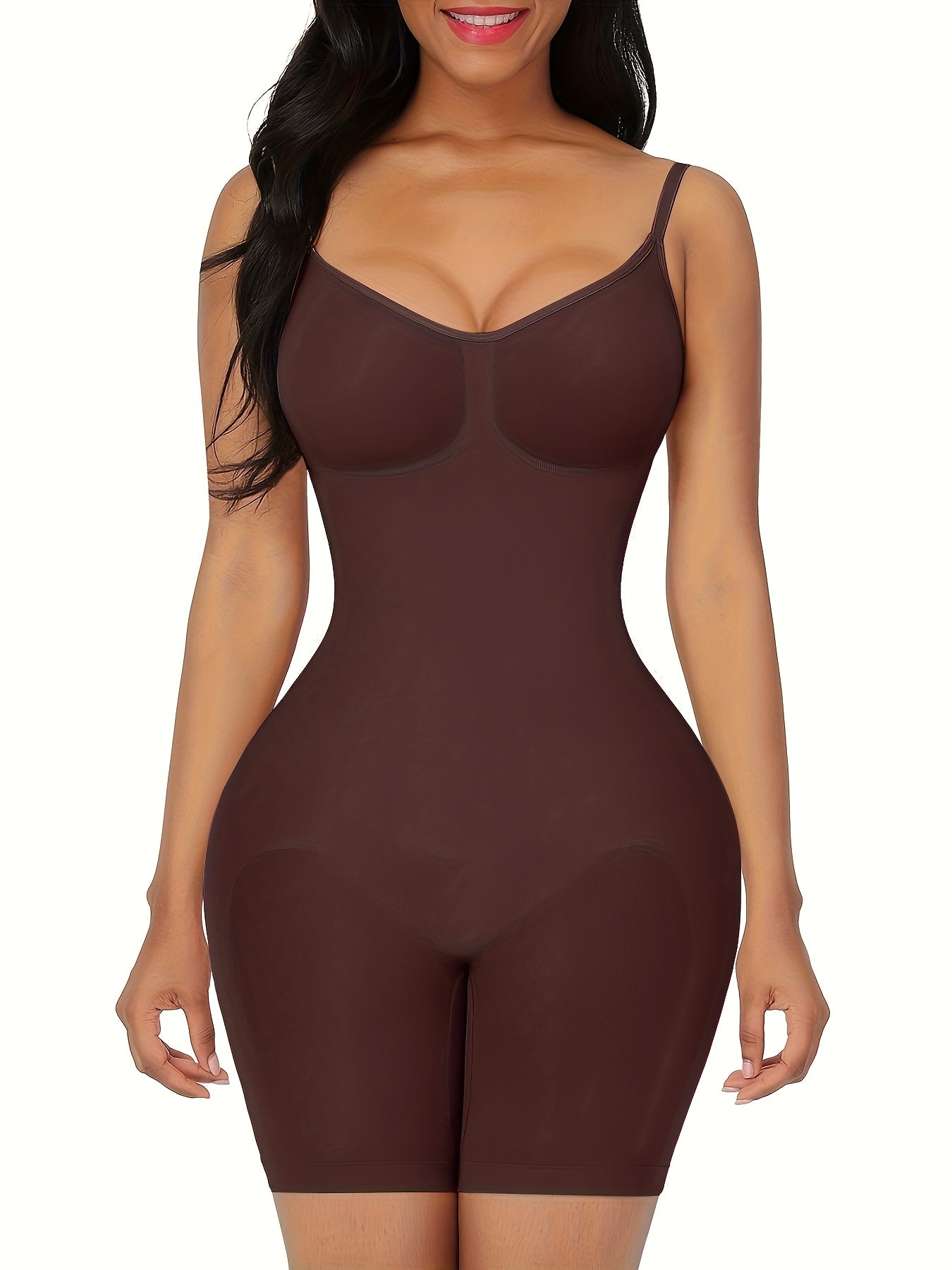 FeelinGirl Shapewear Bodysuit Tummy Control Seamless Sculpting Butt Lifter Body Shaper for Women