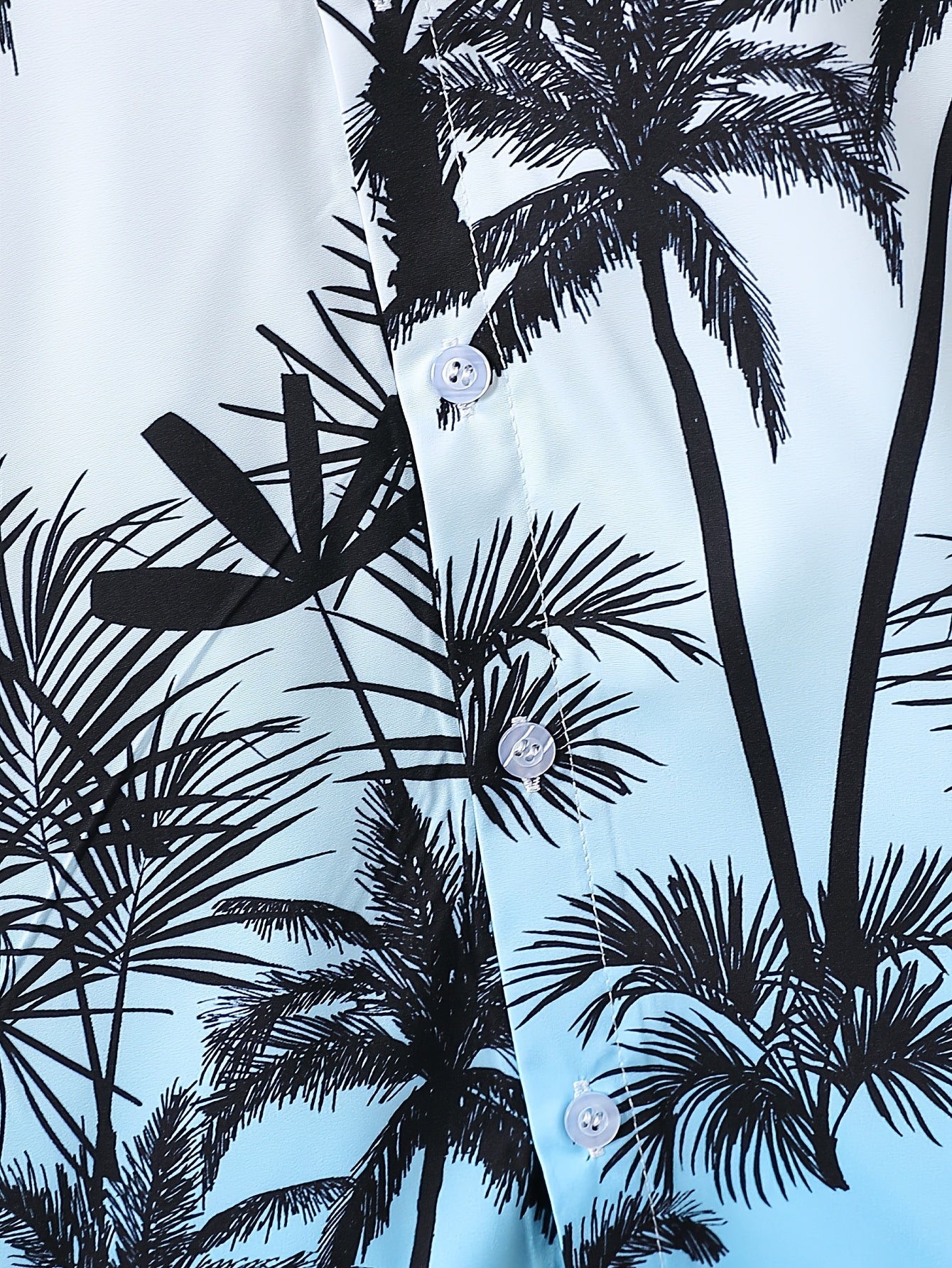 Men'S Casual Vacation Shirt with Plant Prints, Available in Sizes 130-170 for Spring And Summer.