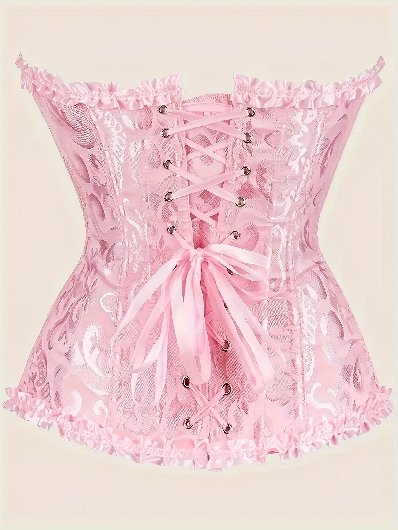 European & American Tight Bra Bone Shaping Top - Formfitting, Sexy, Floral Vintage Design | Lace Detailing, Waist-Cinching Body Shaper
