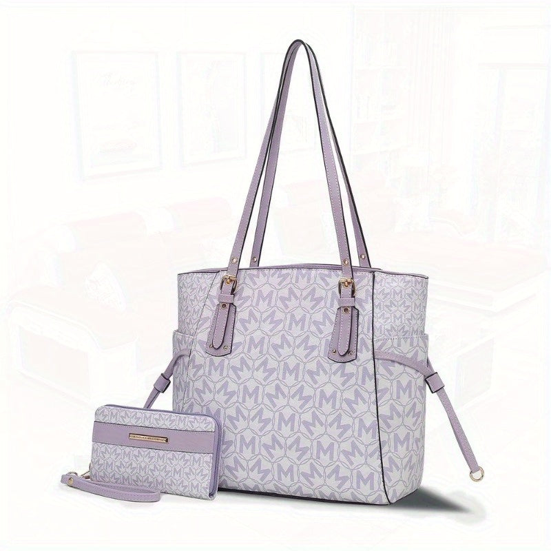 MKF Collection Pauline Tote Bag with Wallet by Mia K