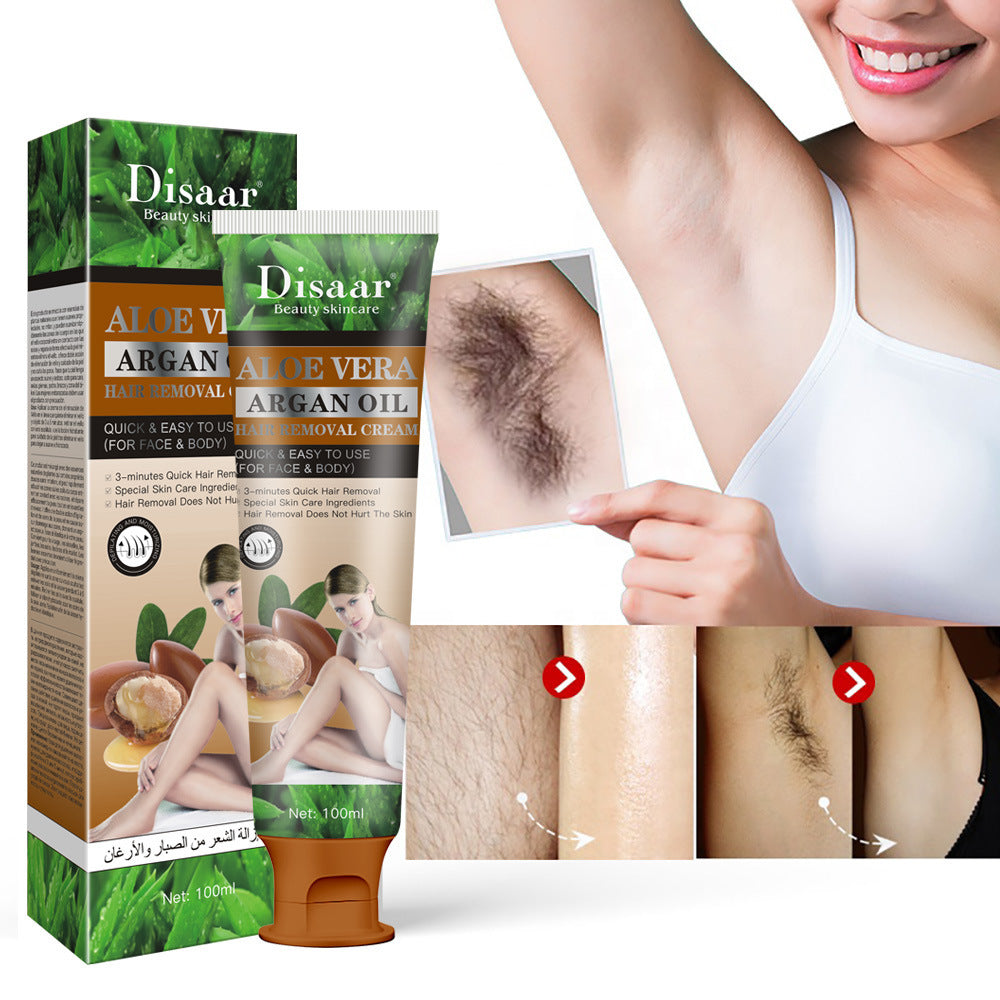 Gentle Hair Removal Cream For Underarms, Thighs And Arms