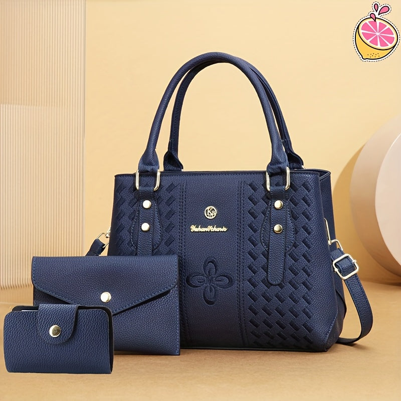 Women'S Handbag, Holiday Gift Bag, Crossbody Bag, Tote Bag, Phone Bag, Multi-Piece Set, High-End Niche Design, Fashionable, New Arrival, Suitable for Travel, Shopping, And Daily Use, Can Be Used As Christmas Or Thanksgiving G
