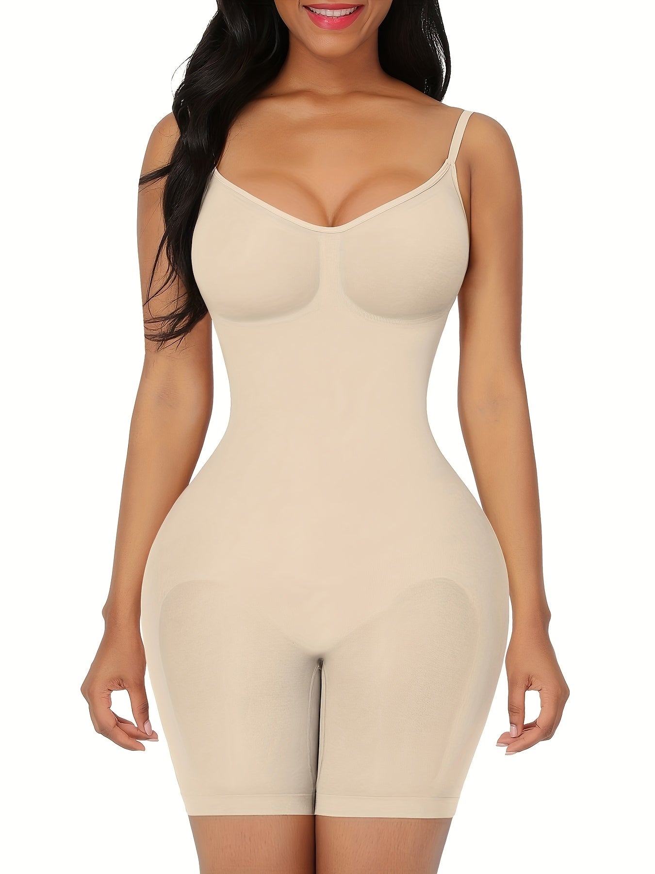 FeelinGirl Shapewear Bodysuit Tummy Control Seamless Sculpting Butt Lifter Body Shaper for Women