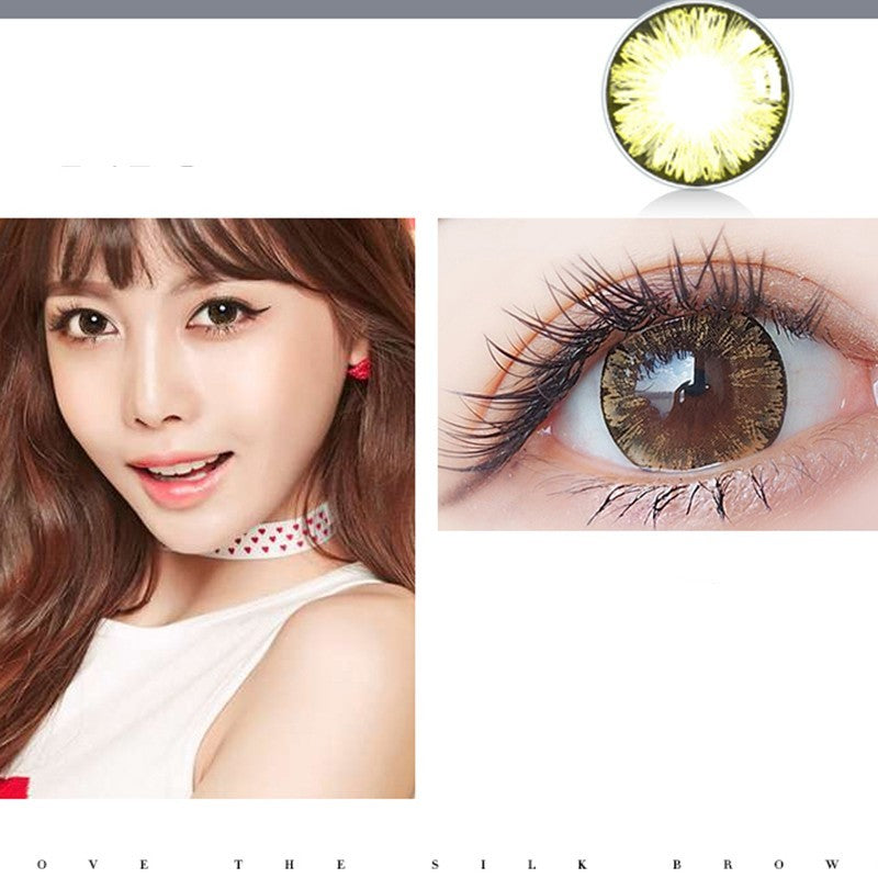 Loli Colorful Fruit Qi Beautiful Pupil Half A Year Throw Girl Contact Lenses
