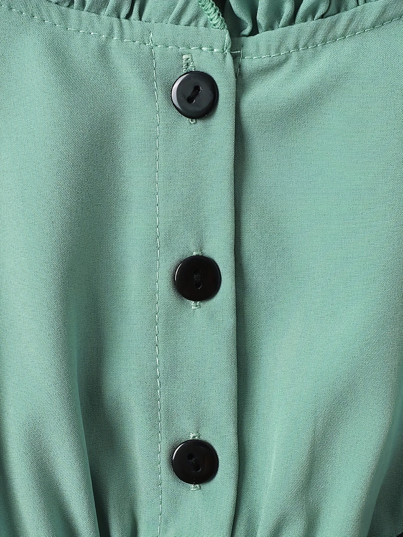 Outdoor Two-Piece Set for Girls, Fashionable Spring/Summer Contrast Belt Flutter Sleeve Half Cardigan with Tie-Waist and Peplum Backless Top + Long Pants, Perfect for Outdoor