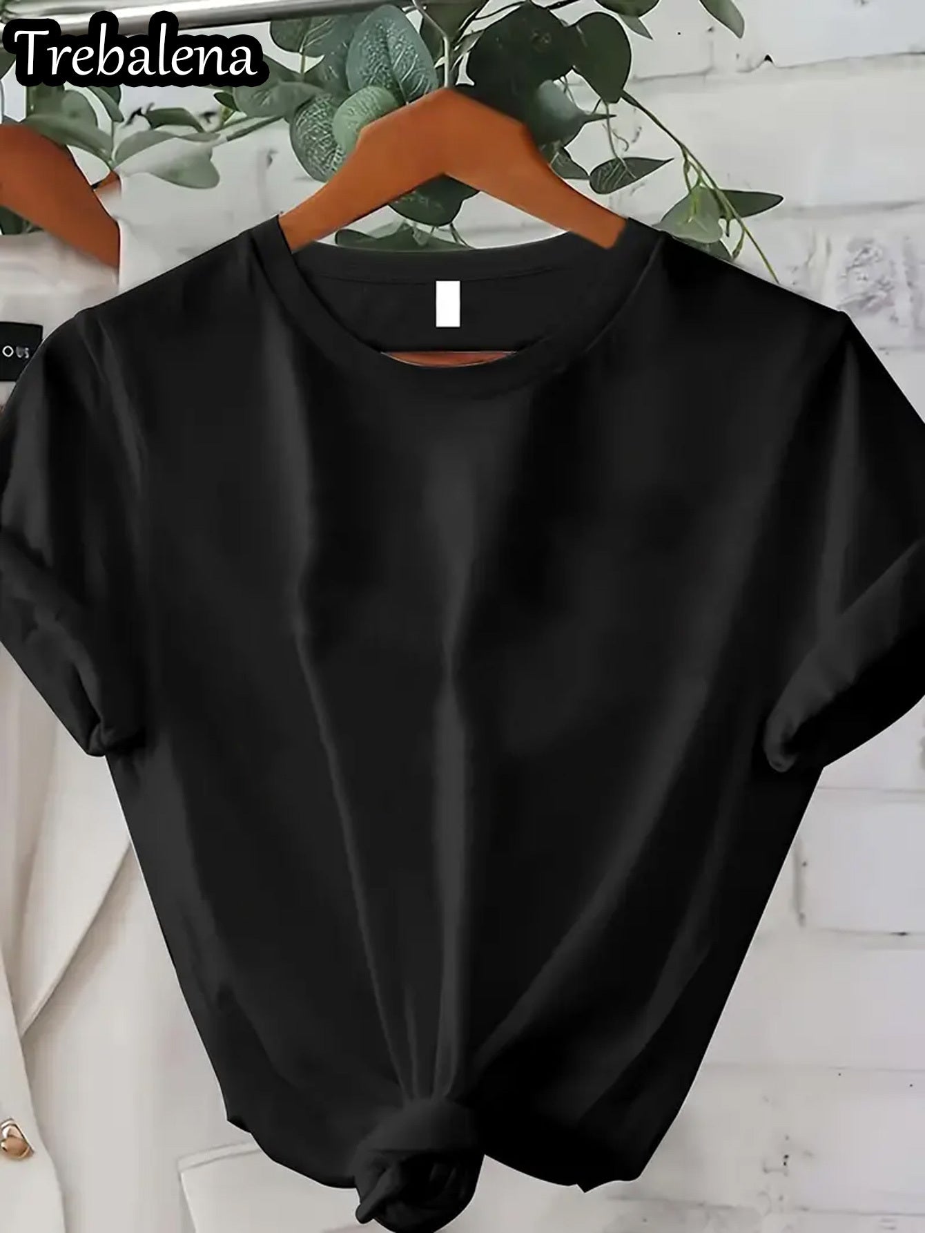 Plus Size - Trebalena Plus Size Women'S T-Shirt - Sexy Pink Floral Graphic Tee with "All of Me" Print, Casual Summer Style, Round Neck, Short Sleeve, 100%, Perfect Gift for Thanksgiving, Halloween & Christmas, Plus Size Blous