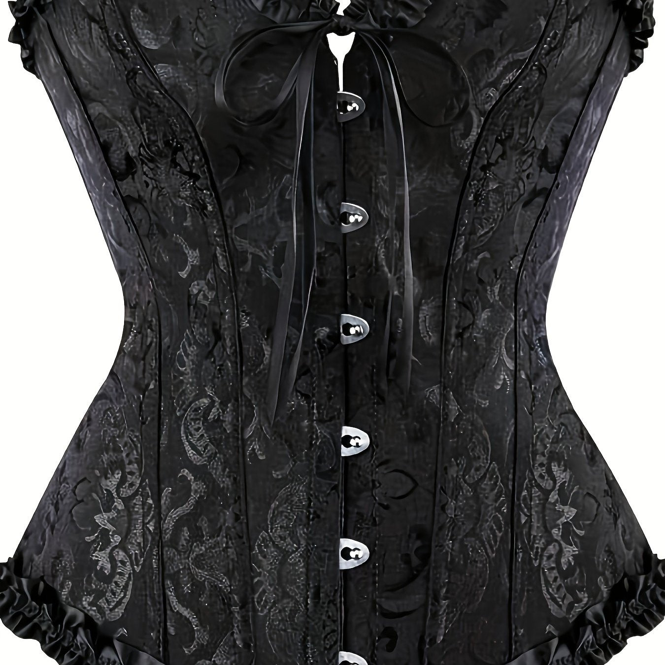 European & American Tight Bra Bone Shaping Top - Formfitting, Sexy, Floral Vintage Design | Lace Detailing, Waist-Cinching Body Shaper