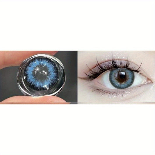 2 pairs of soft colored contact lenses, suitable for daily or special occasions - soft shell enhances color effects, suitable for photography, casual wear, Photography Accessories, Trendy Eyewear, Stylish Contacts, Durable Ma