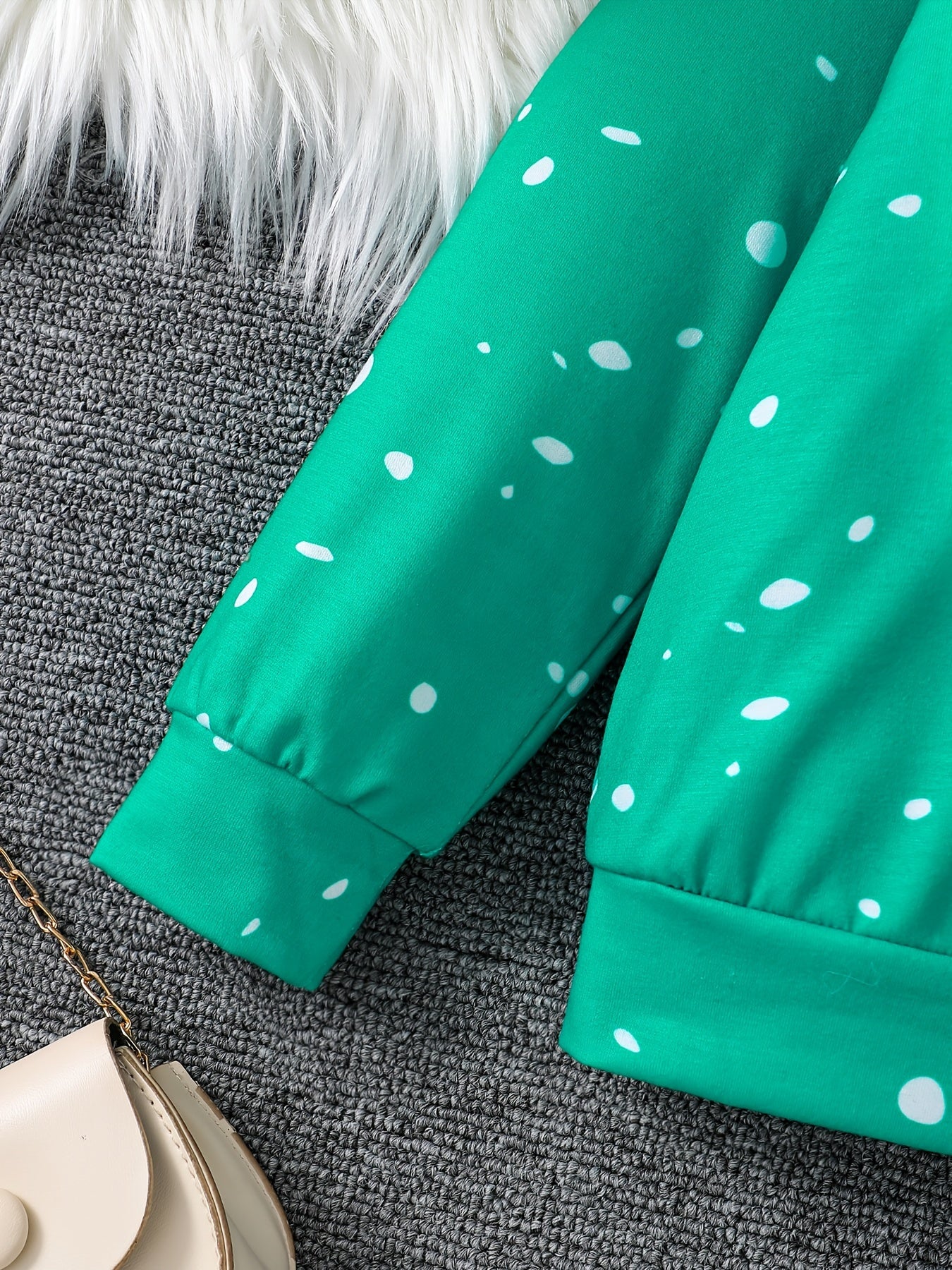 2pcs, Girl's Comfy Soft Long Sleeves Cartoon Girl with Fashion Glasses Graphic Print Sweatshirt & Long Pants Co Ord Set for Outdoors, Fall & Winter Best Choice, As Gifts, Ribbed Cuffs, Elastic Waist, Street Fashion, Perfect f