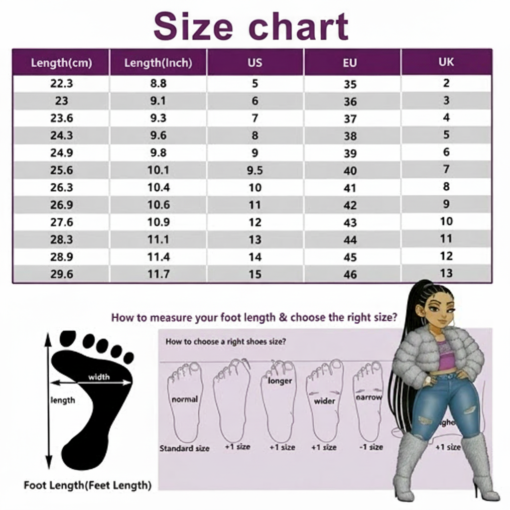 Women's Knee High Snow Boots with Thick Faux Fur Collar & Buckle Closure Slip-Resistant