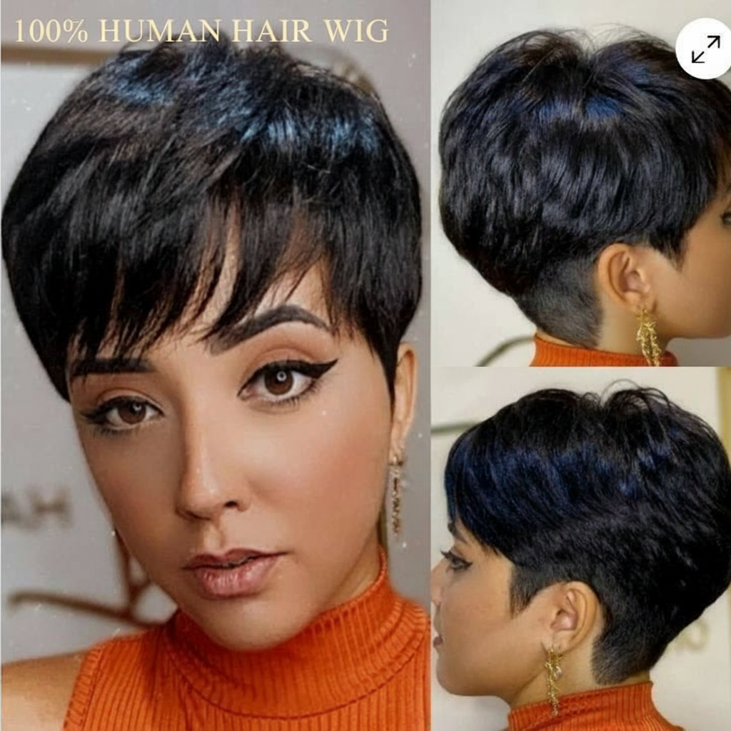 Pixie Cut Wig Human Hair Short Pixie Cut Wig for Black Women Human Hair Wig
