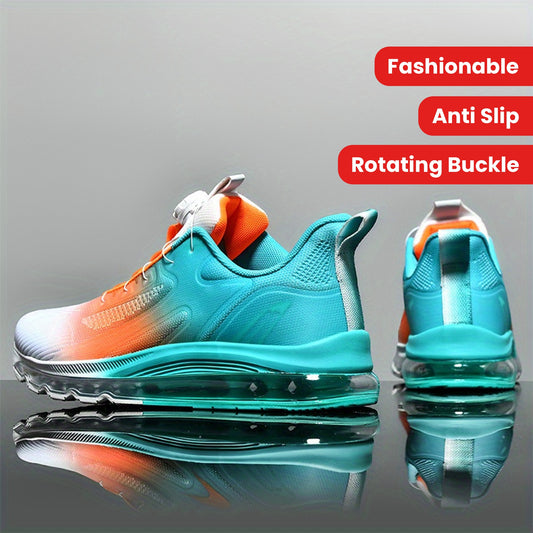 Women' S Men' S Running Shoes, Fashionable Sports Shoes, Rotating Buckle Anti Slip Training Sports Shoes
