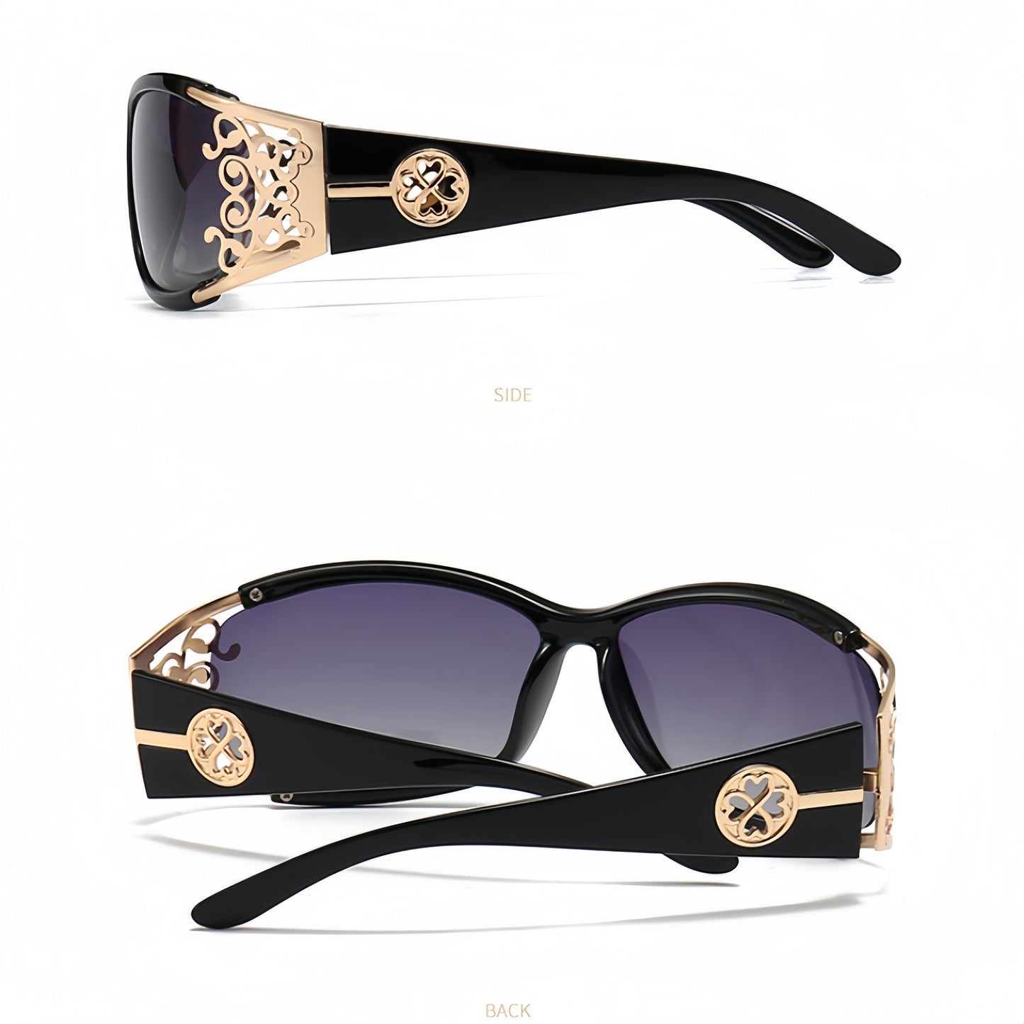 Glasses For Women Hollow Carved Lace Frame Design Ladies Shades Fashion Square Glasses Ladies Driving Shades With Protection