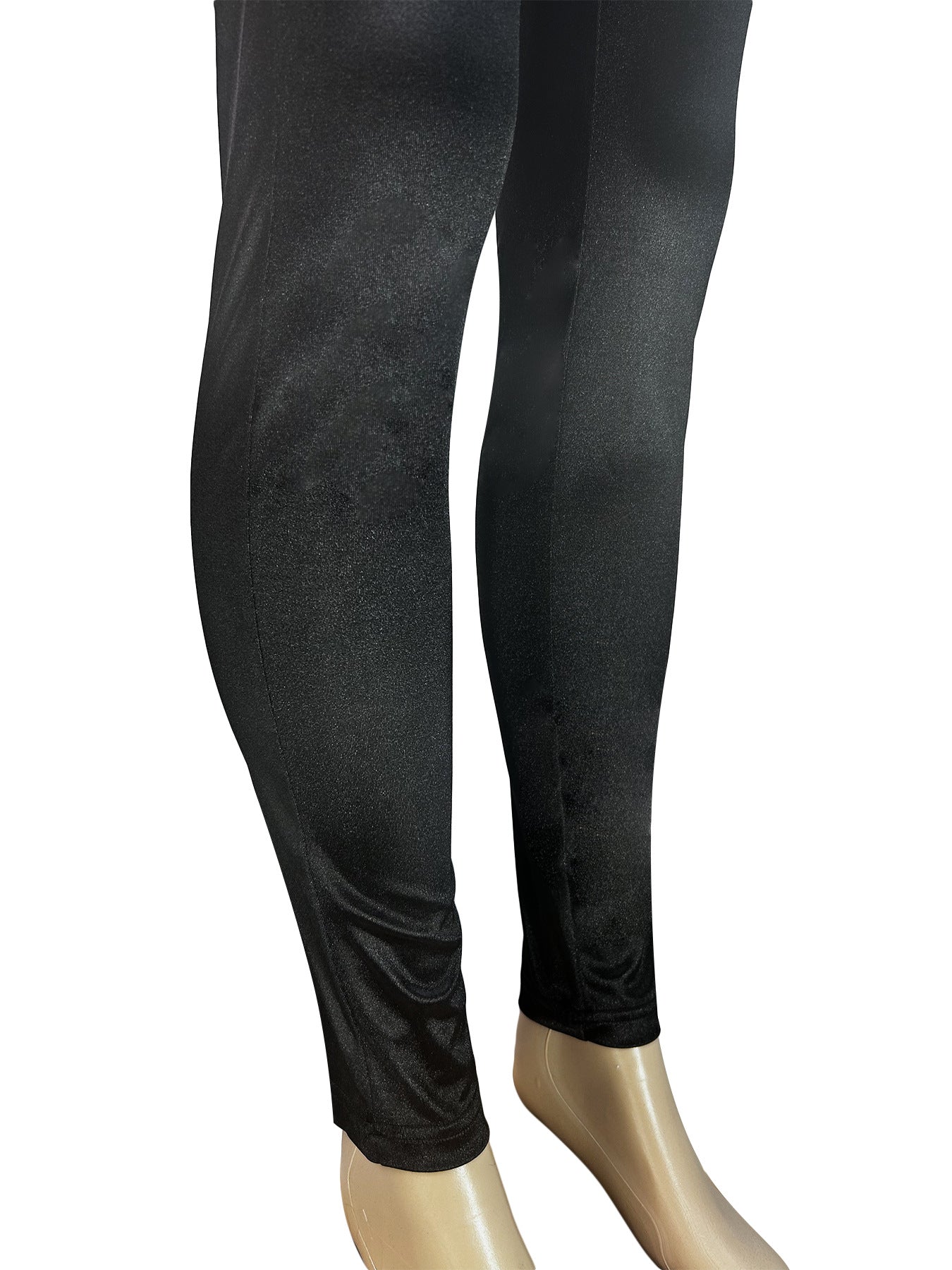 European And American Women'S Casual Patchwork Deep V Neck Halter Sexy Fashionable Jumpsuit, Suitable for Spring And Autumn.