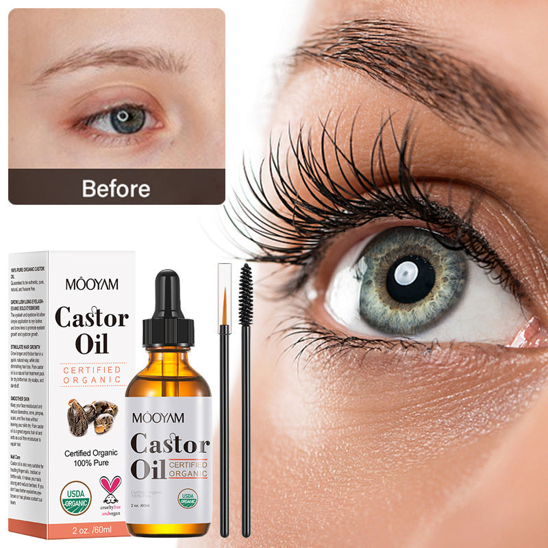 Castor Oil Castor Oil Skin Care Massage Basic Oil Hair Eyebrow Eyelash Care