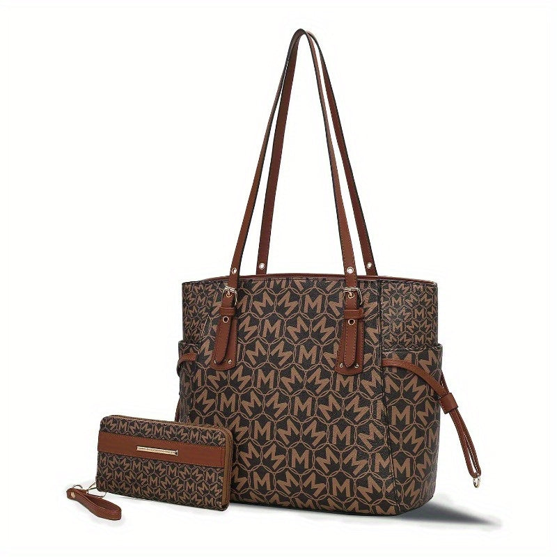 MKF Collection Pauline Tote Bag with Wallet by Mia K