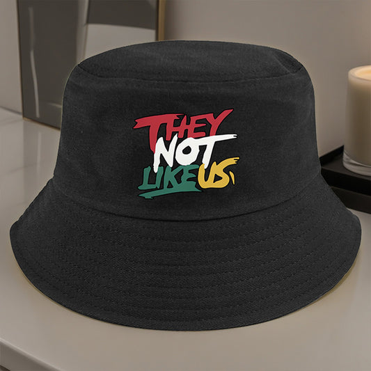 THEY NOT LIKEUS Graphic Print Bucket Hat - Lightweight Adjustable Snapback, All-Season Casual Outdoor Hat with Multi-Color Options, Machine Washable