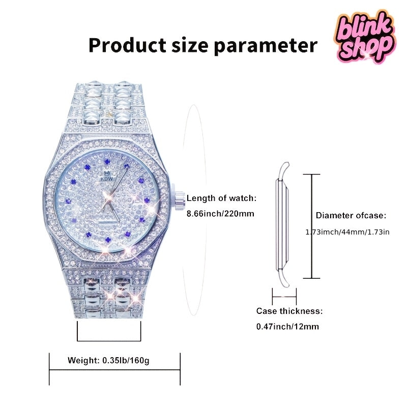 West Coast Stage Luxe Gift Set Men Women Glam Watch Xmas Wedding Thanksgiving Valentines Present, Party Accessory, Holiday Present, Stylish Accessory, Elegant Timepiece, Highend Finish, Durable Watch, Fashion Watch, Reflectiv