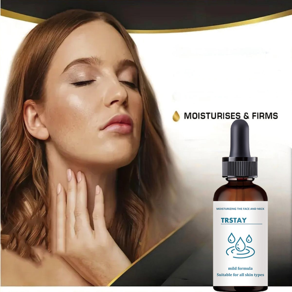 Hyaluronic Acid Neck Essence | Moisturizes and Protects Skin, Maintains and Improves Skin Texture, Makes Skin Feel Smoother and Firmer, Suitable for All Skin Types