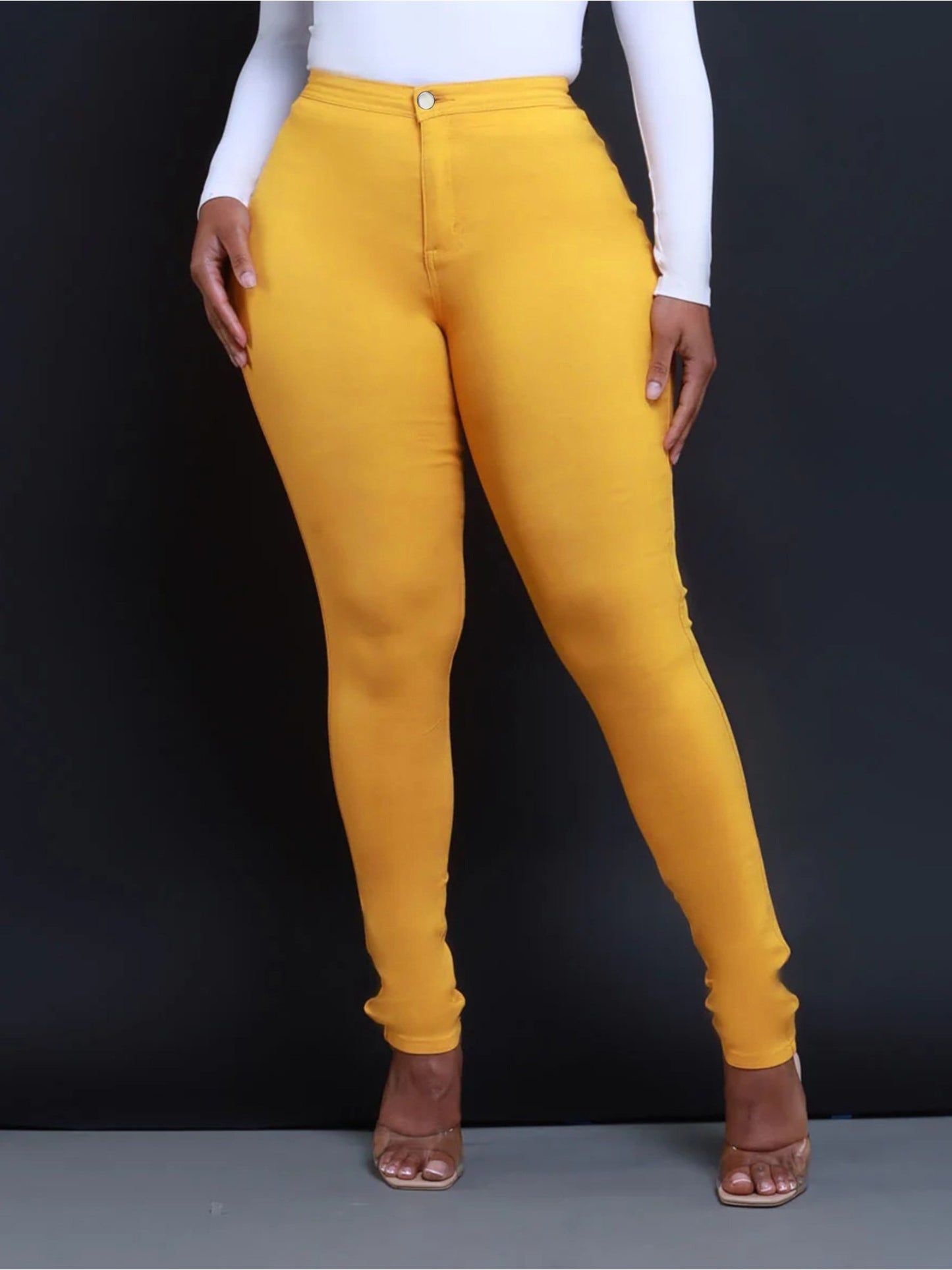 Summer Skinny Jeans Mid Rise Sculpting Denim in Seasonal Colors