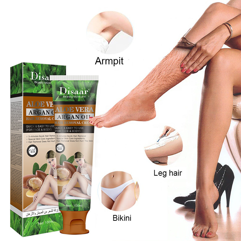 Gentle Hair Removal Cream For Underarms, Thighs And Arms