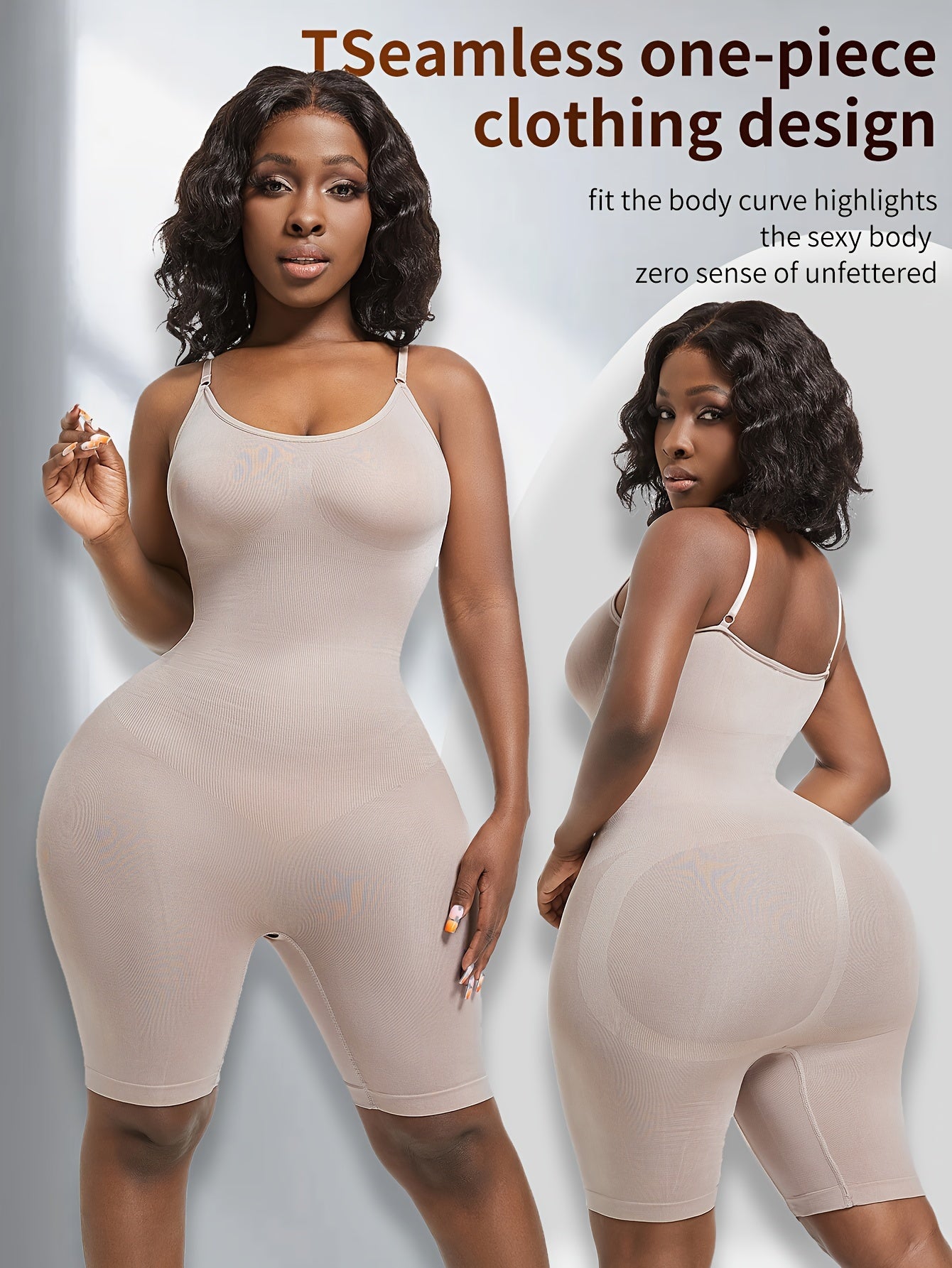 [Tummy Tuck Body Shaper] Large Size Women's Body Shaper - Tummy Tuck Waist Lifting Butt Shapewear