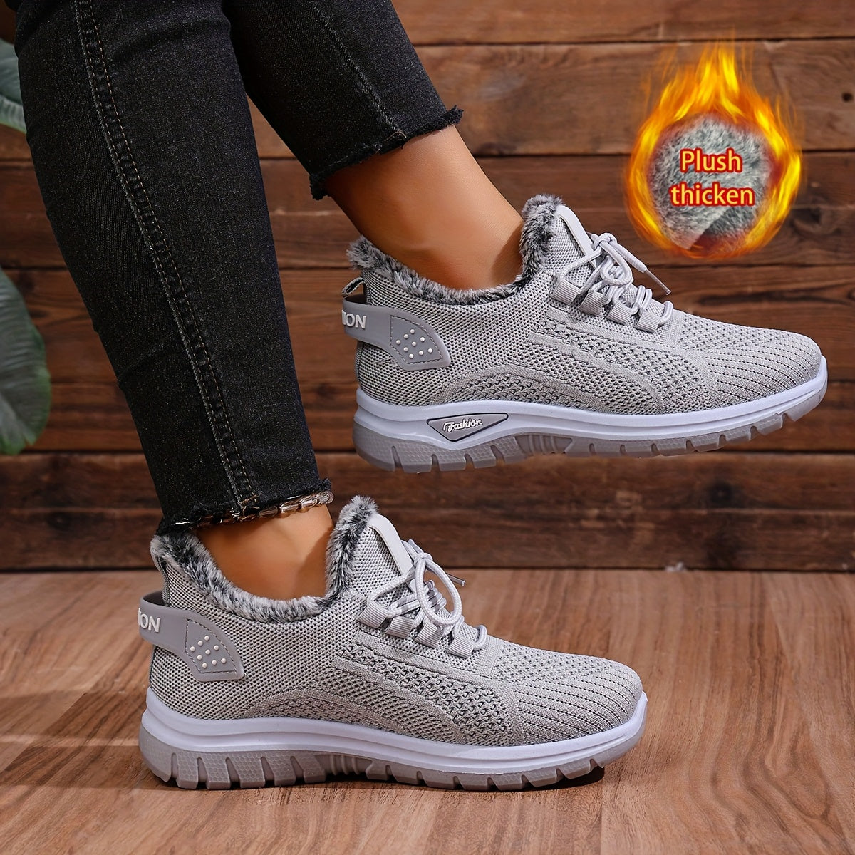 Women'S Plush Fleece-Lined Winter Boots - Lightweight Warm Round-Toe Ankle Boots with Lace-Up Closure, Turquoise & Faux Cover Upper, Winter Boots For Women, Winter Footwear, Stylish Winter Wear, Comfortable Winter Wear