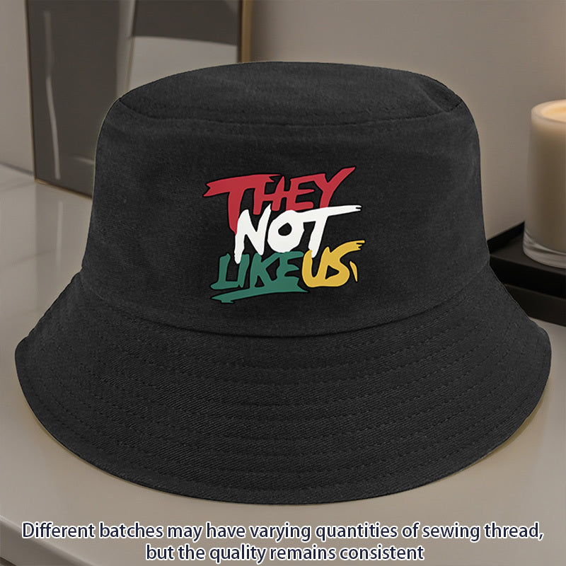 THEY NOT LIKEUS Graphic Print Bucket Hat - Lightweight Adjustable Snapback, All-Season Casual Outdoor Hat with Multi-Color Options, Machine Washable