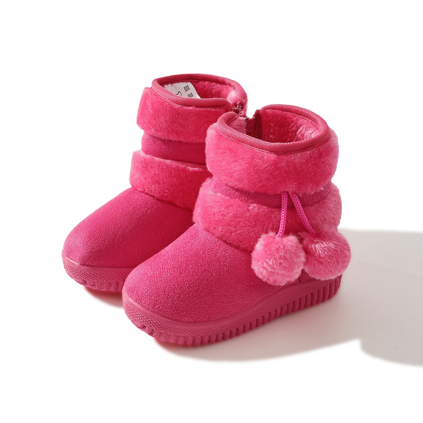 Children's Snow Boots, Thickened and -Lined, Outdoor Non-Slip Soft Warm Shoes for Boys and Girls, Cross-Border Thick-Soled Boots