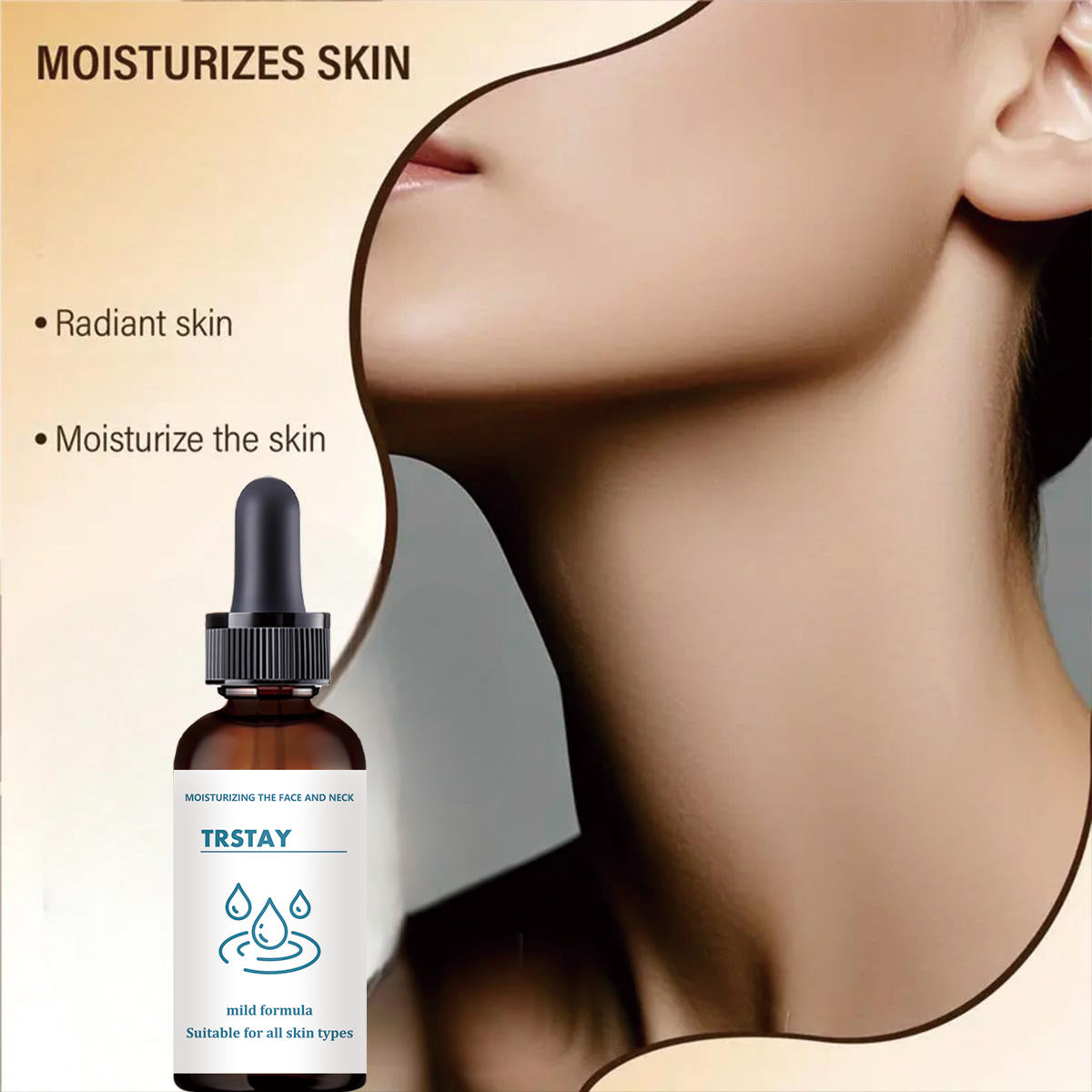 Hyaluronic Acid Neck Essence | Moisturizes and Protects Skin, Maintains and Improves Skin Texture, Makes Skin Feel Smoother and Firmer, Suitable for All Skin Types
