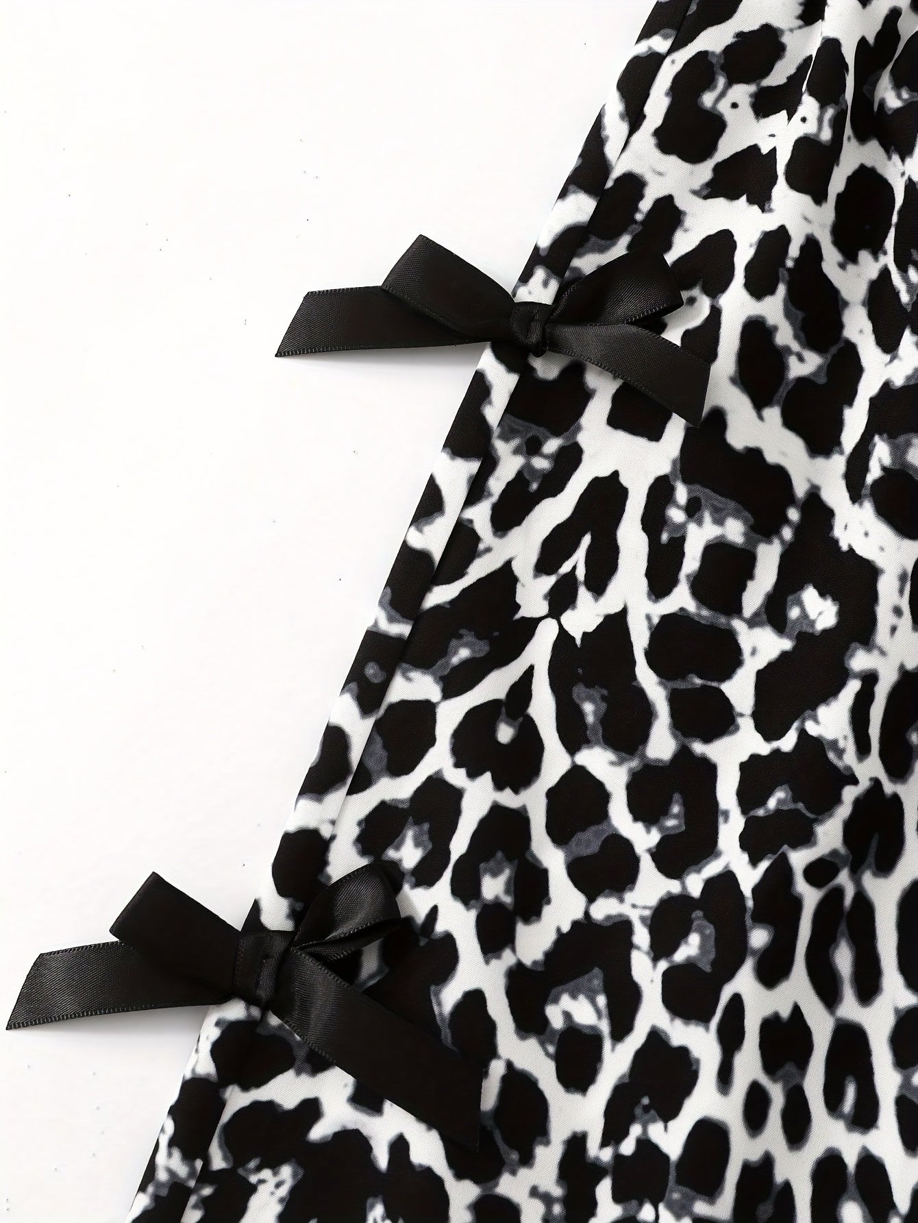 Girl's Outfit Set Stylish 2 piece Girls' Outfit Set - White & Black/White/Gray/Beige/Brown/Blue/Green/Red/Leopard Print - Long Sleeve Tunic Top & High-Waisted Wide-Leg Pants with Belt, Fitted & Flared Design, Round Neck, Mac