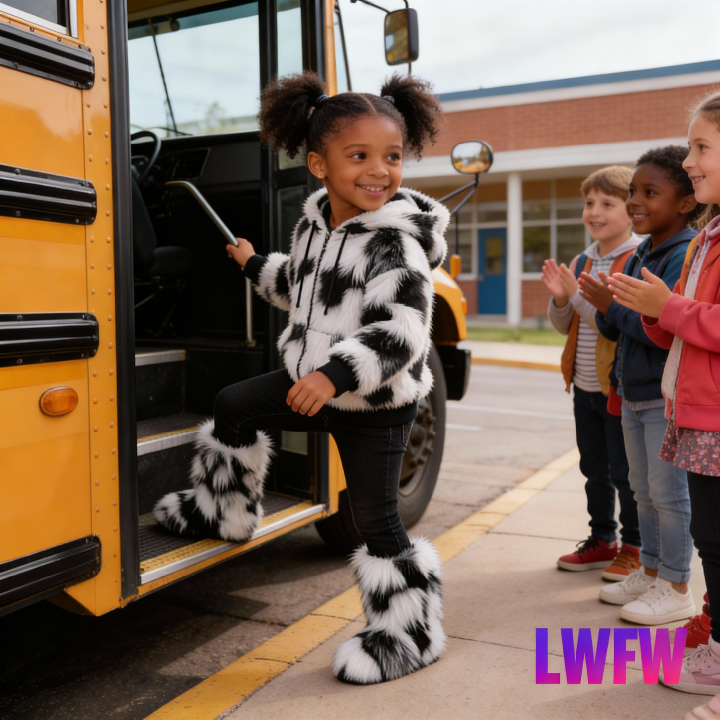 Women's Comfortable Winter Knee-High Boots - Soft Pink Faux Fur Lining, Suitable for Cold Weather, Winter Footwear | Furry Winter Boots | Comfortable Fabric Boots, Winter Shoes, Home Shoes, Slippers, Faux Fur Boots, Women's B