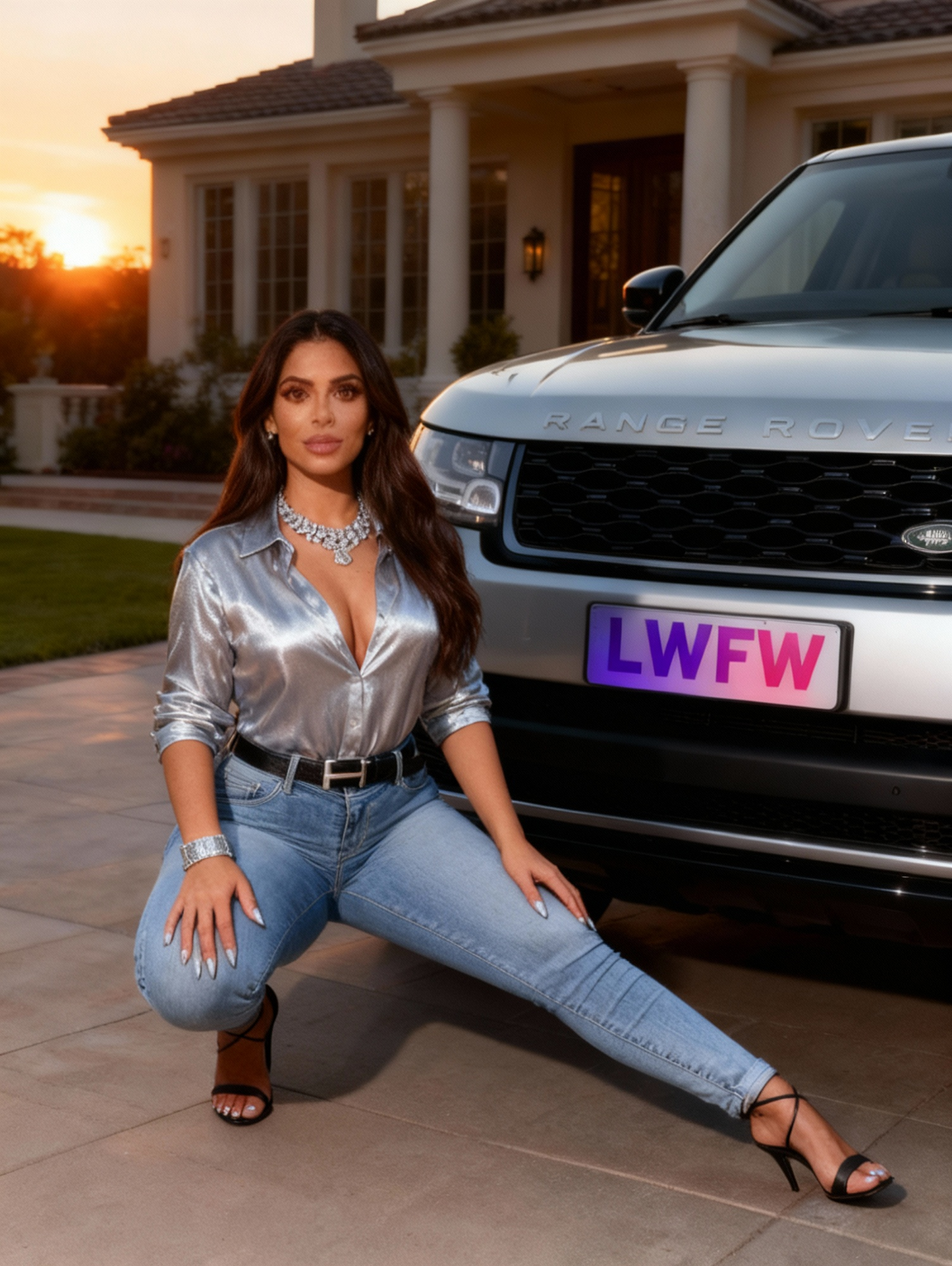 [Plus Size Elastic Leg Jeans] Plus size light blue elastic leg jeans for spring and autumn wear, versatile high waisted casual slim fit pencil pants